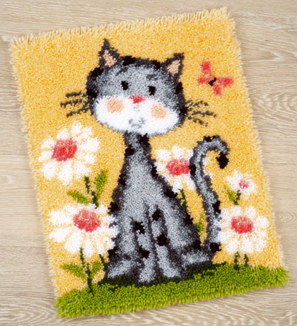 Large latch hook rug kits
