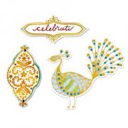 Sizzix Framelits Die Set 3PK w/Stamps - Peacock