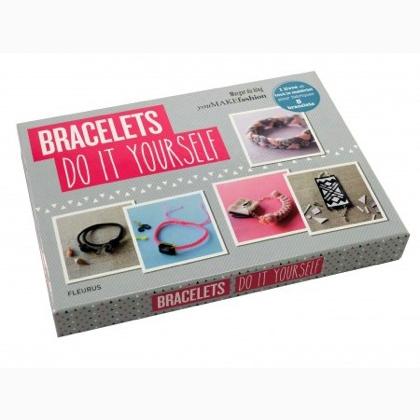 Make It Real Rainbow Bling Bracelets Do it Yourself Kit for kids 8Y  Multicolor