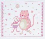 Mice and Kittens Sampler - Light Pink