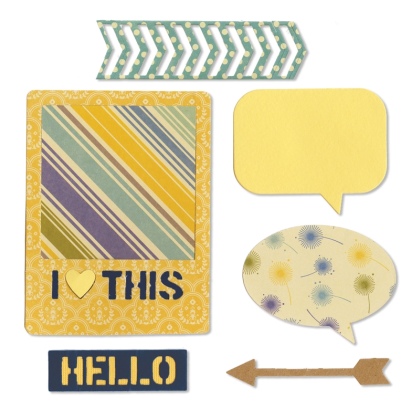 Sizzix Thinlits Die Set 10PK - I Heart This