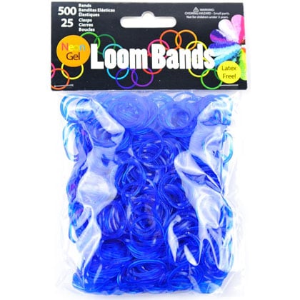 Loom bands - Neon Gel Dark Blue