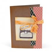 Sizzix Framelits Die Set 4PK w/Stamps - Noted