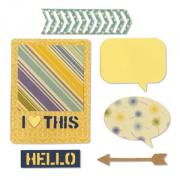 Sizzix Thinlits Die Set 10PK - I Heart This