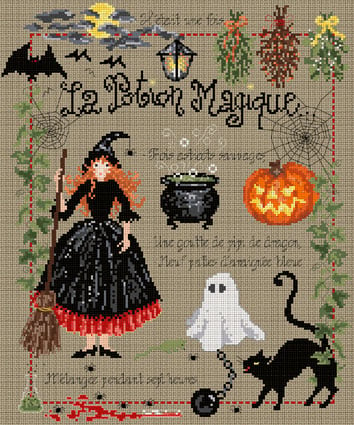 La Potion Magique From Madame La Fée - Cross Stitch Charts - Cross Stitch  Charts - Casa Cenina