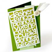 Sizzix Thinlits Die - Reindeer Names