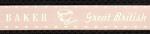Ribbon 15mm - Great British Baker - White/Pink