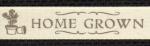 Ribbon 15mm - Home Grown - White/Grey