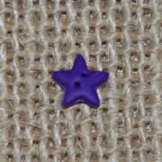 Button - Pulled Star - Glow Purple S