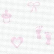 Aida 14 count Baby Aida - Pink