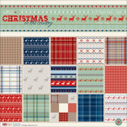 Papermania Christmas In The Country Paper Pack 12x12\"