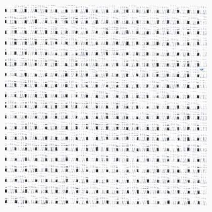 Aida 6 count, White