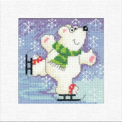 Polar Bear Christmas Card From Heritage Stitchcraft - Other Collections ...