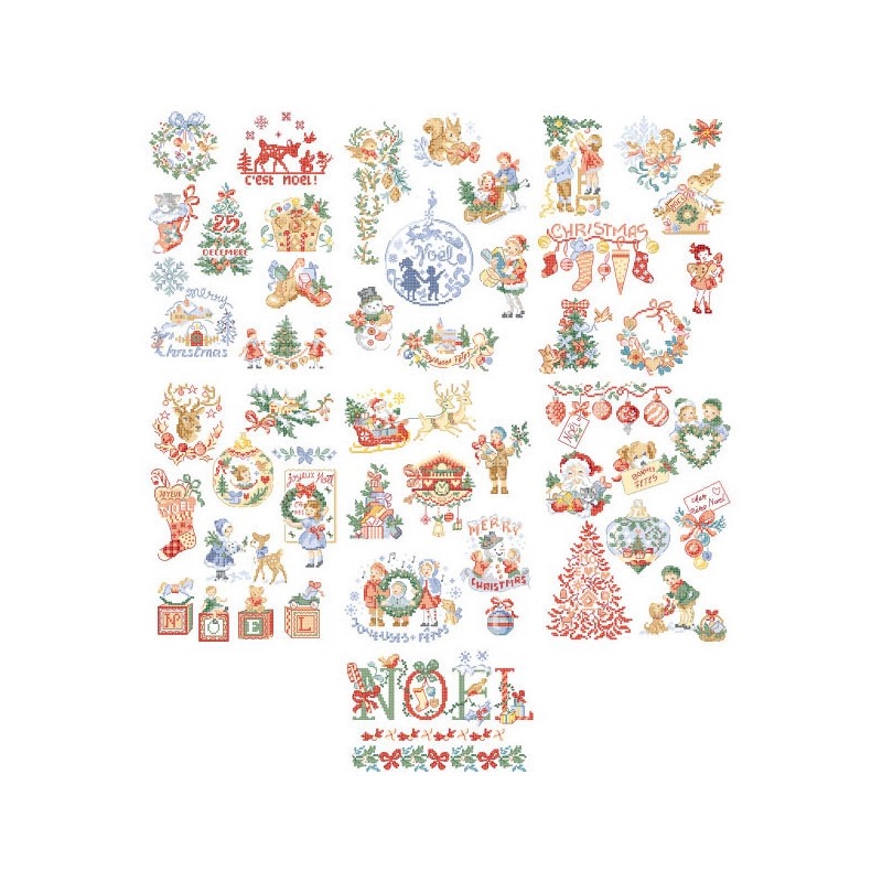 Le calendrier de l'avent N°2 From Les Brodeuses Parisiennes - Cross Stitch  Charts - Cross Stitch Charts - Casa Cenina