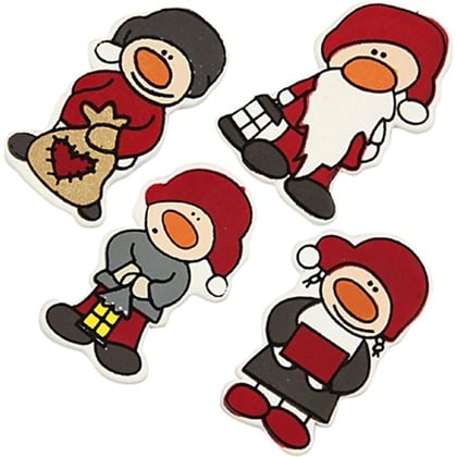 Stickers - Christmas Elves 4x2,5 cm
