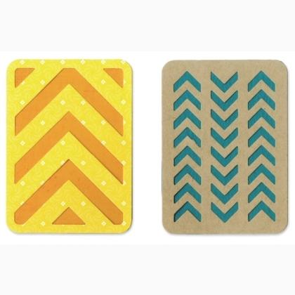 Sizzix Thinlits Die Set 2PK - 3\" x 4\" Cards #3
