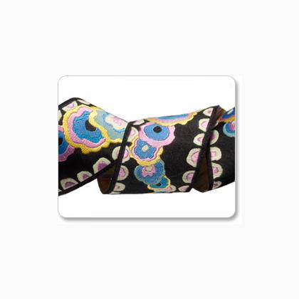 Jacquard Passementarie - Black Kite Tail - 38 mm