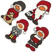 Stickers - Christmas Elves 4x2,5 cm