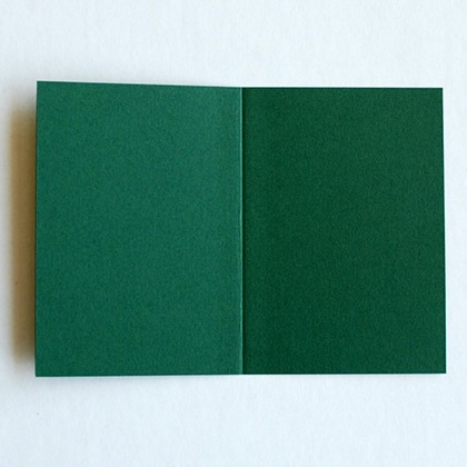 Place card - Dark green