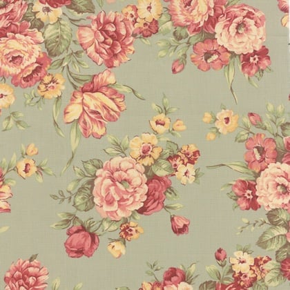 moda roses chocolate fabrics cotton american mist bouquets
