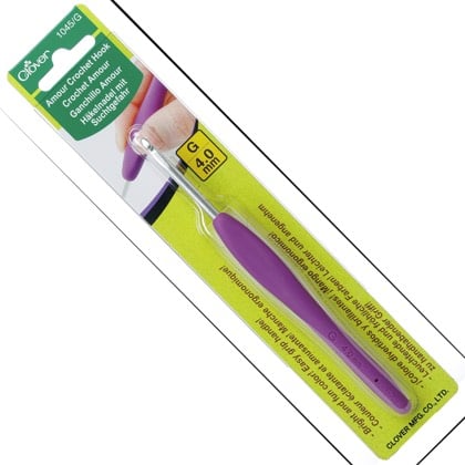 Amour Crochet Hook - 4.00mm From Clover - Knitting and Crocheting Needles -  Accessories & Haberdashery - Casa Cenina