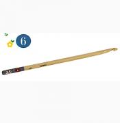 Hand painted bamboo crochet hook - 6mm