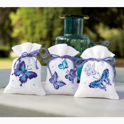 Potpourri bags: Blue Butterflies