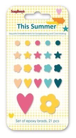 Enamel Epoxy Stickers - This Summer
