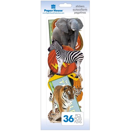 Die-Cut Stickers - Zoo
