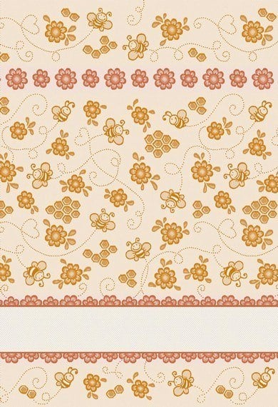 Apine kitchen towel - Yellow