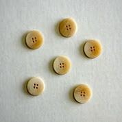 Round ecru buttons