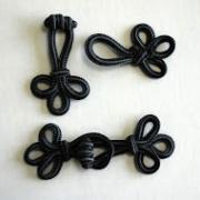 Frog fastenings 65 mm - Grey