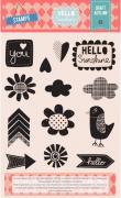 Craft Asylum Hello Sunshine Clear Stamp Set