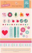 Craft Asylum Home Sweet Home Embellishment Set