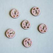 Duckling buttons - Pink