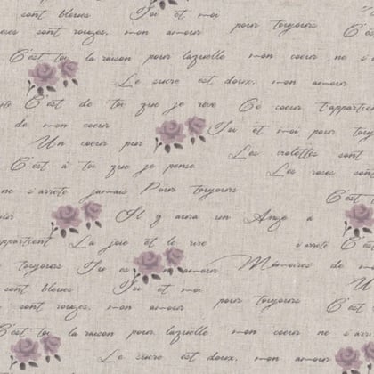 shabby chic words lavender roses 50x150cm from stof shabby chic words lavender roses 50x150cm from stof