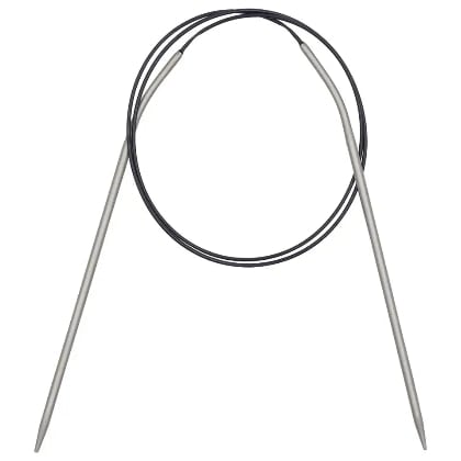 Circular knitting pins with flexible plastic cord 3 mm