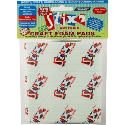 Craft Foam Pads 5mm x 5mm x 2mm