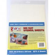 A4 Die Cut Stencil Sheets