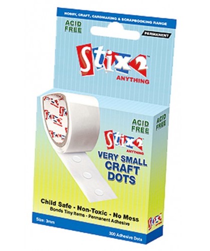Hobby & Craft Glue Dots - Permanent 3 mm
