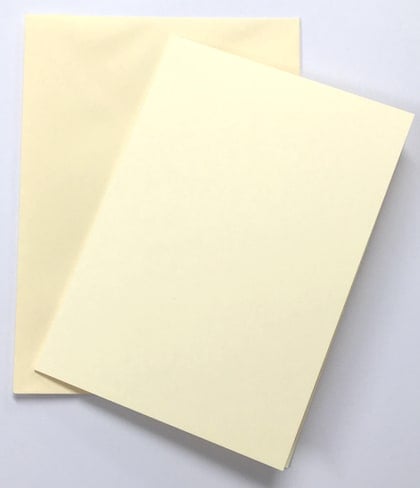 5\" X 7\" Ivory Card And Envelopes