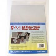 Clear Extra Thick Acetate Sheets