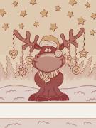 Kitchen towel - Emma Lurex - Red