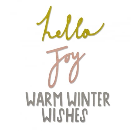 Sizzix Thinlits Die Set 3PK - Winter Wishes