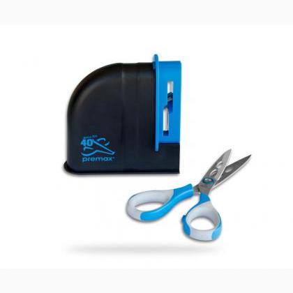 Manual scissors sharpener