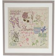 Coloris cross-stitch booklet - Flowers