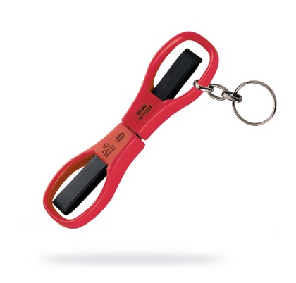 Folding scissors with keyring - Red