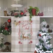 Torchon «Noël enchanteur» - Linen