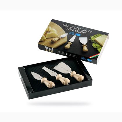 Set of three cheese knives