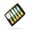 Set of five cheese knives